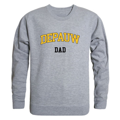 DePauw University Tigers Dad Fleece Crewneck Pullover Sweatshirt