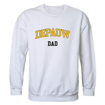 DePauw University Tigers Dad Fleece Crewneck Pullover Sweatshirt