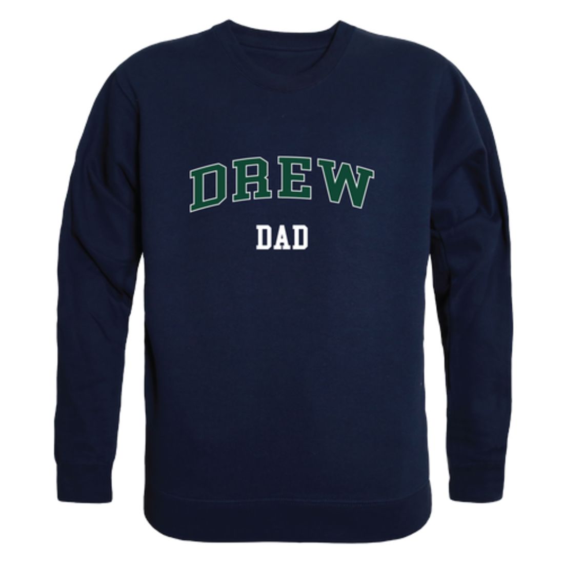 Drew University Rangers Dad Fleece Crewneck Pullover Sweatshirt