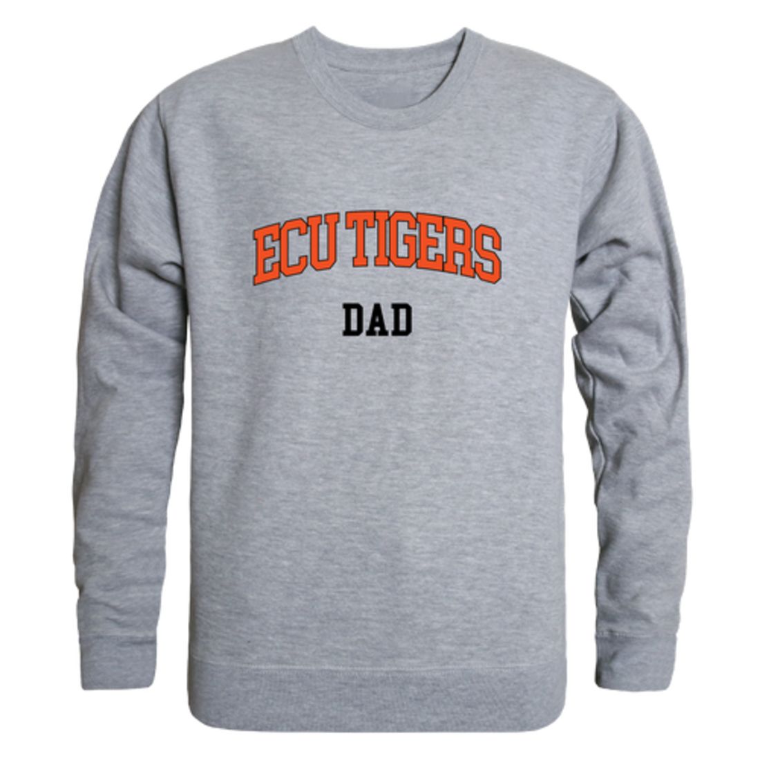 East Central University Tigers Dad Fleece Crewneck Pullover Sweatshirt