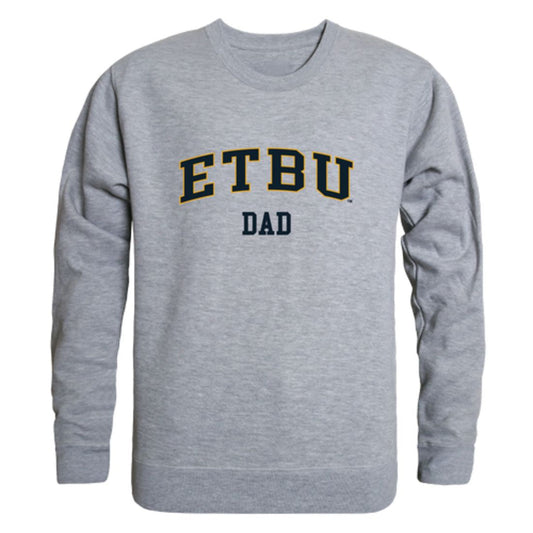 East Texas Baptist University Tigers Dad Fleece Crewneck Pullover Sweatshirt