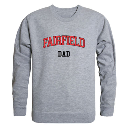 Fairfield University Stags Dad Fleece Crewneck Pullover Sweatshirt