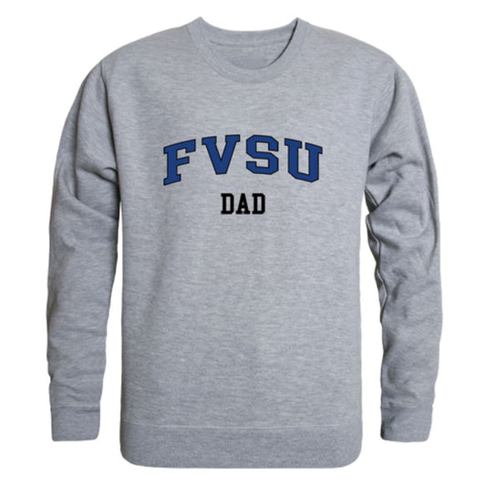 Fort Valley State University Wildcats Dad Fleece Crewneck Pullover Sweatshirt