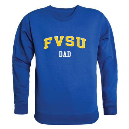 Fort Valley State University Wildcats Dad Fleece Crewneck Pullover Sweatshirt