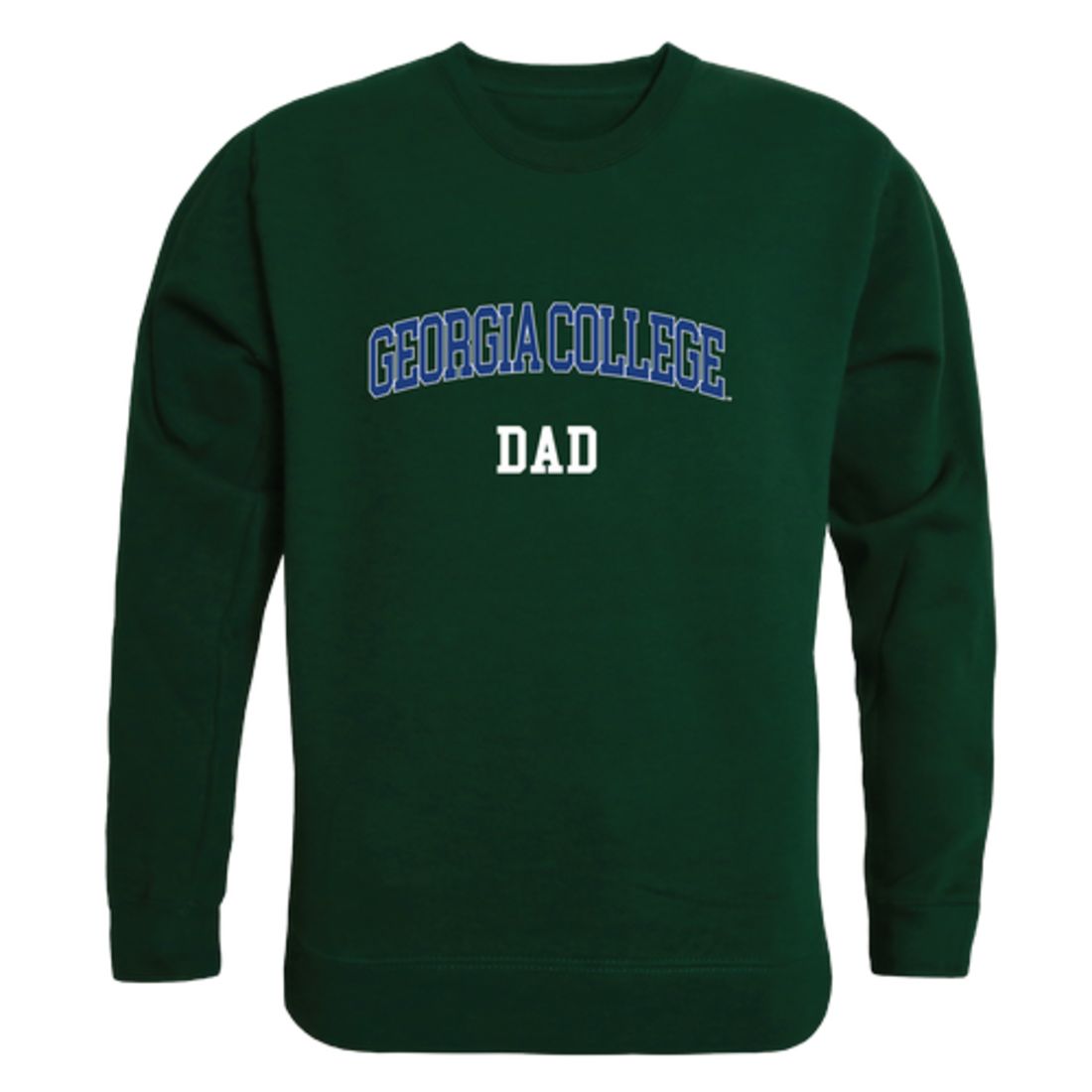 Georgia College and State University Bobcats Dad Fleece Crewneck Pullover Sweatshirt