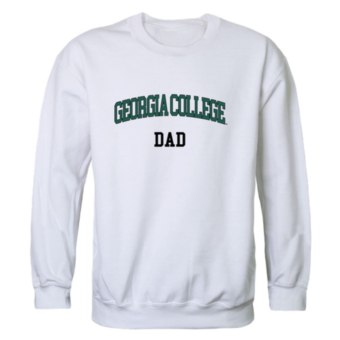 Georgia College and State University Bobcats Dad Fleece Crewneck Pullover Sweatshirt