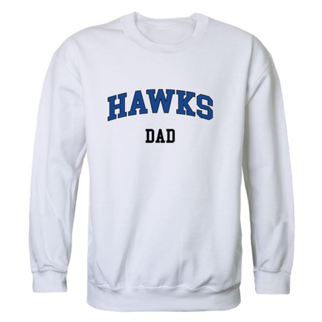 Hartwick College Hawks Dad Fleece Crewneck Pullover Sweatshirt