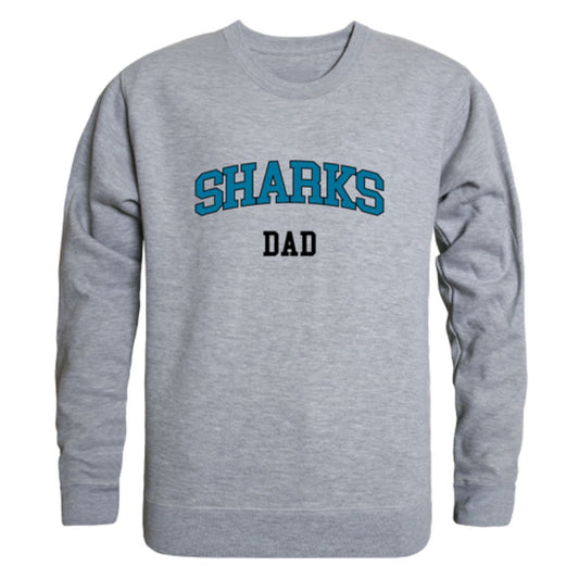 Hawaii Pacific University Sharks Dad Fleece Crewneck Pullover Sweatshirt