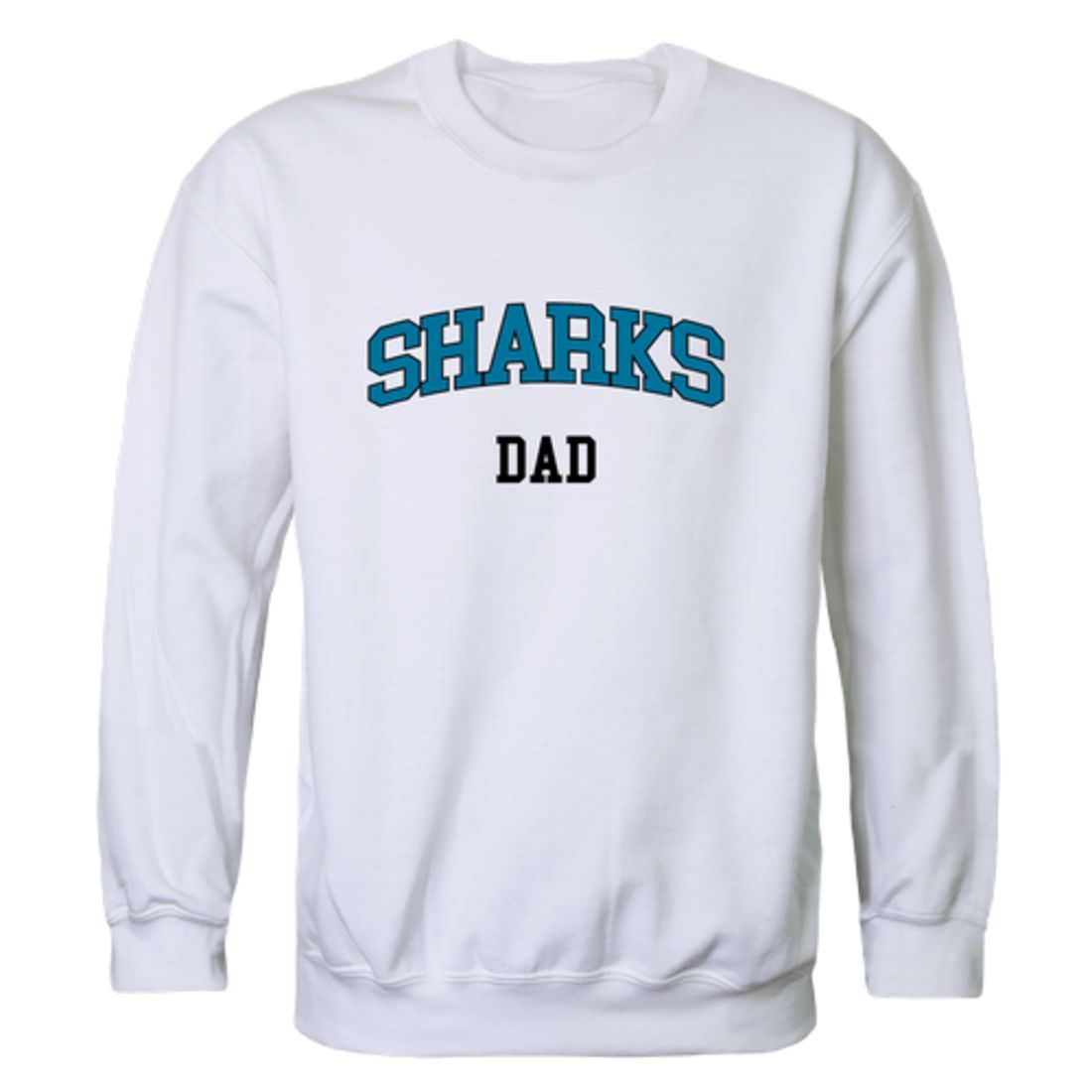 Hawaii Pacific University Sharks Dad Fleece Crewneck Pullover Sweatshirt
