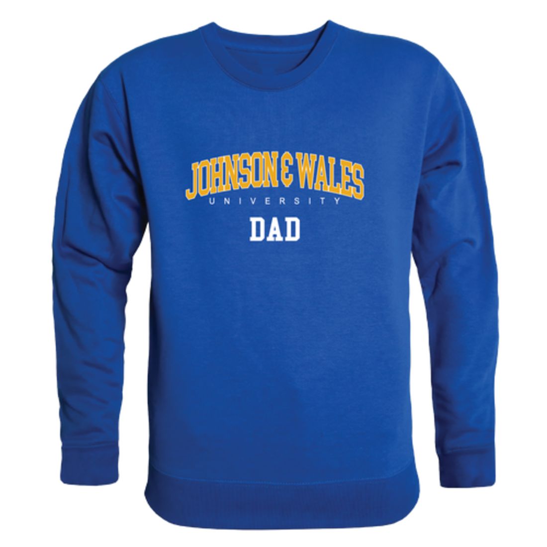 Johnson & Wales University Wildcats Dad Fleece Crewneck Pullover Sweatshirt