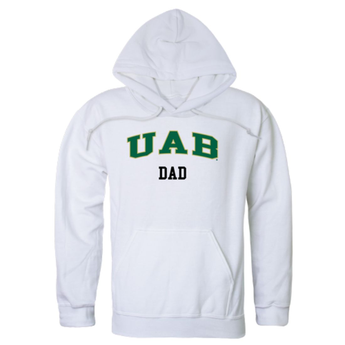 UAB University of Alabama at Birmingham Blazer Dad Fleece Hoodie Sweatshirts Forest-Campus-Wardrobe