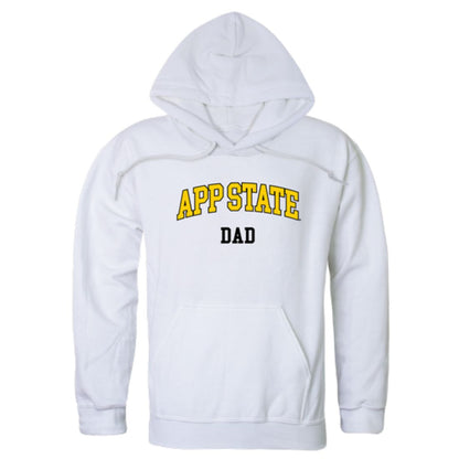 Appalachian App State University Mountaineers Dad Fleece Hoodie Sweatshirts Black-Campus-Wardrobe