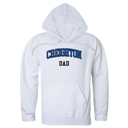 Creighton University Bluejays Dad Fleece Hoodie Sweatshirts Heather Grey-Campus-Wardrobe