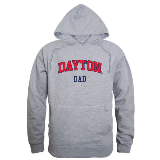 UD University of Dayton Flyers Dad Fleece Hoodie Sweatshirts Heather Grey-Campus-Wardrobe