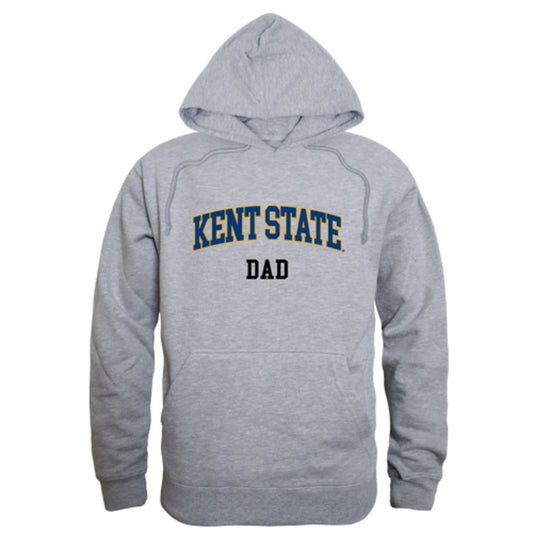 KSU Kent State University The Golden Eagles Dad Fleece Hoodie Sweatshirts Heather Grey-Campus-Wardrobe