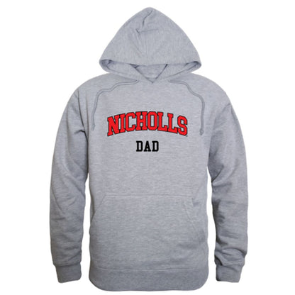 Nicholls State University Colonels Dad Fleece Hoodie Sweatshirts Heather Grey-Campus-Wardrobe