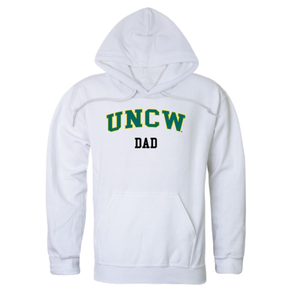 UNCW University of North Carolina Wilmington Seahawks Dad Fleece Hoodie Sweatshirts Heather Charcoal-Campus-Wardrobe