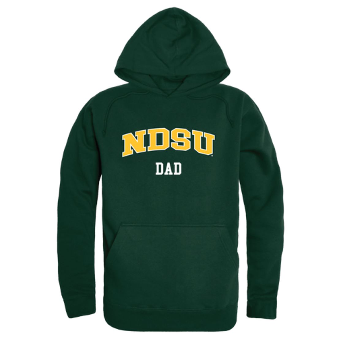 NDSU North Dakota State University Bison Thundering Herd Dad Fleece Hoodie Sweatshirts Forest-Campus-Wardrobe