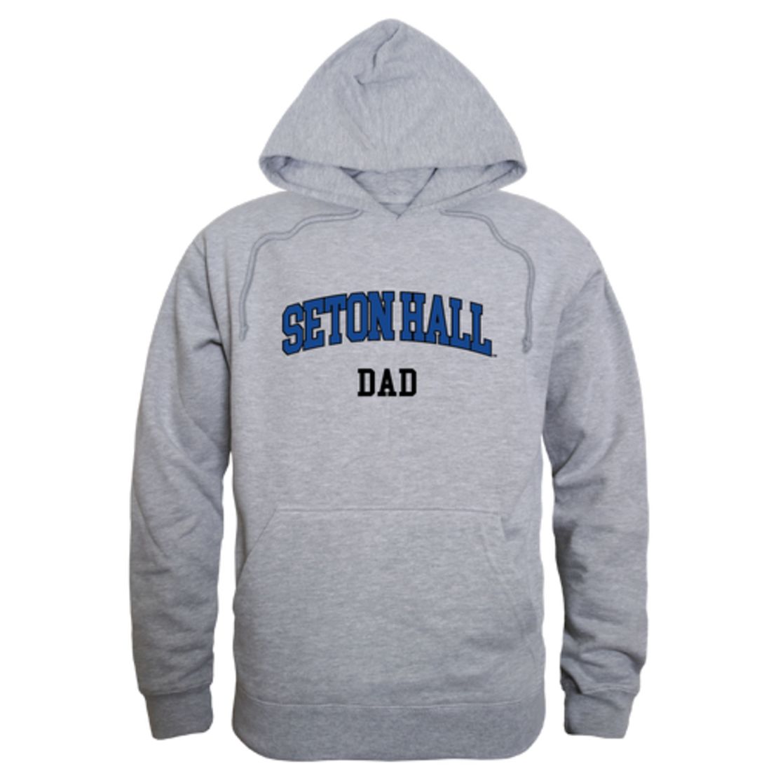 SHU Seton Hall University Pirates Dad Fleece Hoodie Sweatshirts Heather Grey-Campus-Wardrobe