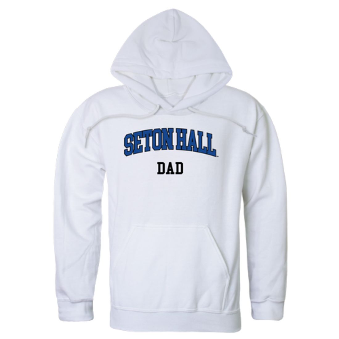 SHU Seton Hall University Pirates Dad Fleece Hoodie Sweatshirts Heather Grey-Campus-Wardrobe