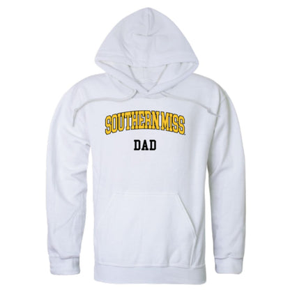 USM University of Southern Mississippi Golden Eagles Dad Fleece Hoodie Sweatshirts Black-Campus-Wardrobe