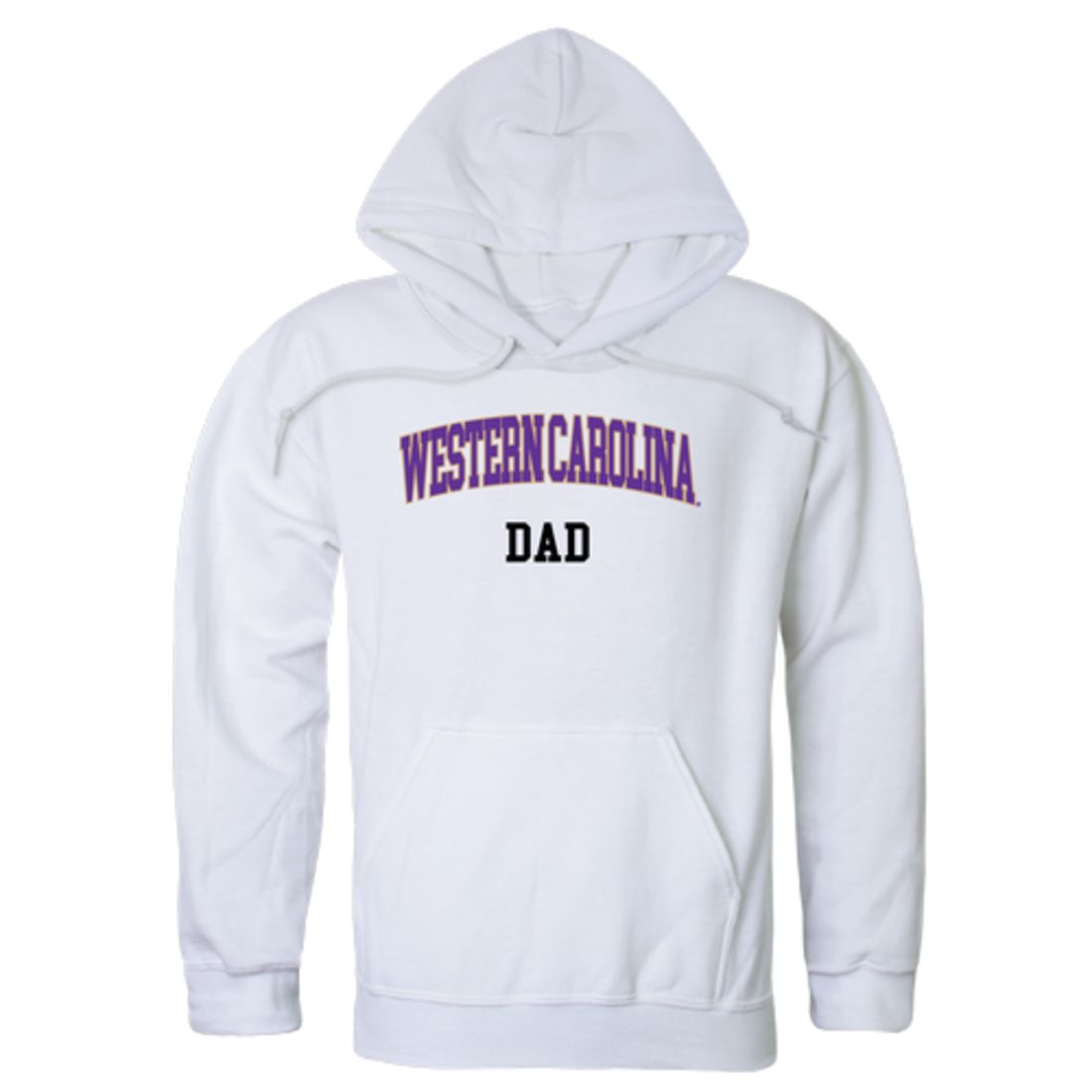 WCU Western Carolina University Catamounts Dad Fleece Hoodie Sweatshirts Heather Charcoal-Campus-Wardrobe