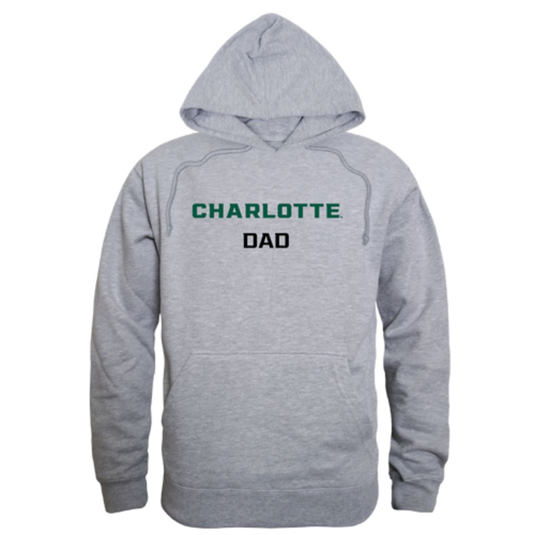 UNC University of North Carolina at Charlotte 49ers Dad Fleece Hoodie Sweatshirts Forest-Campus-Wardrobe