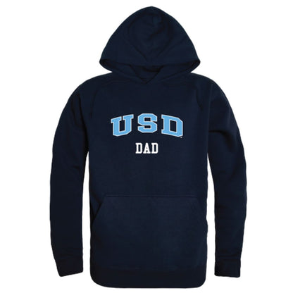 USD University of San Diego Toreros Dad Fleece Hoodie Sweatshirts Heather Grey-Campus-Wardrobe