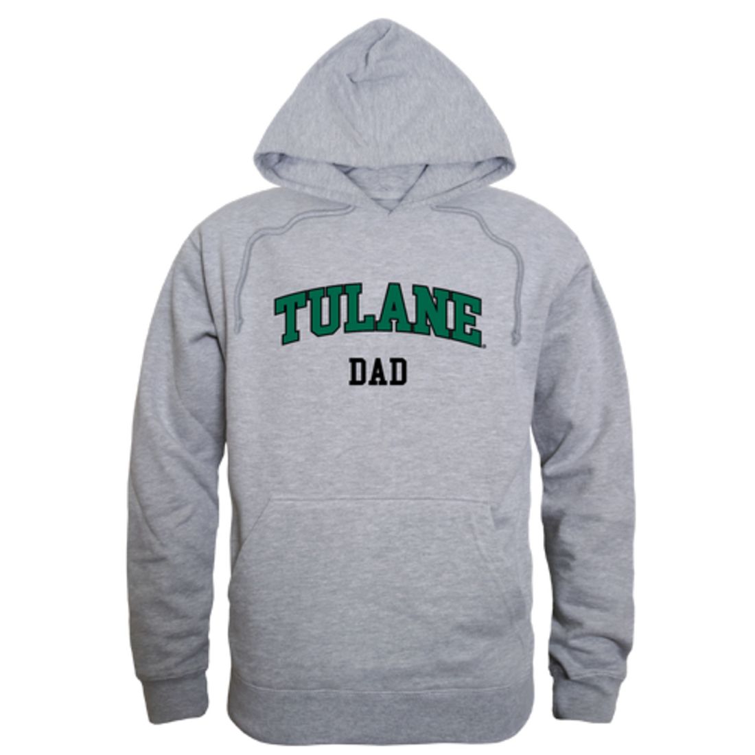 Tulane University Green Waves Dad Fleece Hoodie Sweatshirts Forest-Campus-Wardrobe