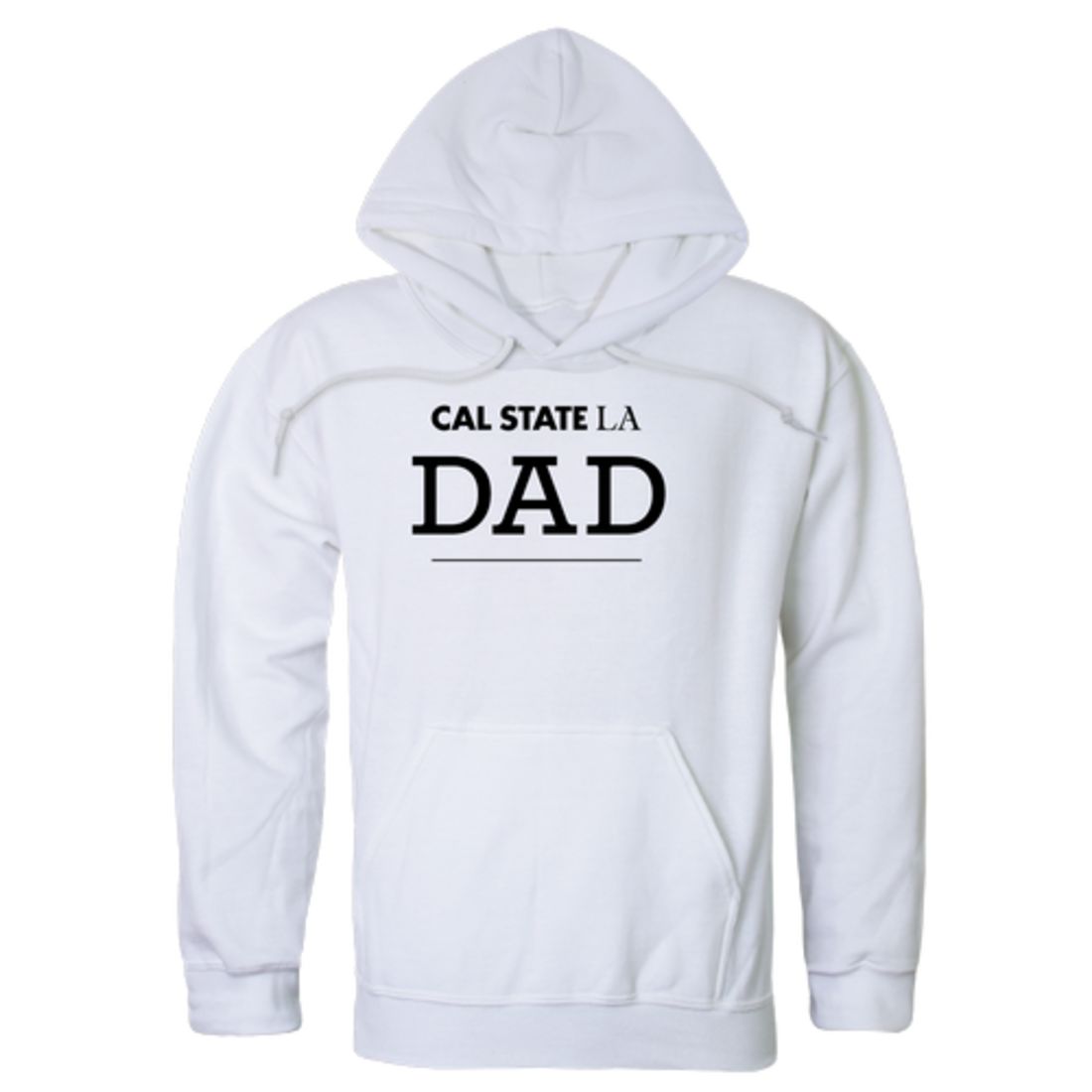 California State University Los Angeles Golden Eagles Dad Fleece Hoodie Sweatshirts Black-Campus-Wardrobe