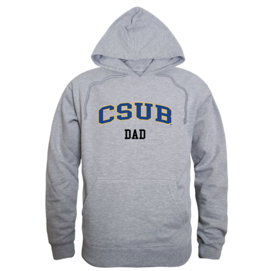 CSUB California State University Bakersfield Roadrunners Dad Fleece Hoodie Sweatshirts Heather Grey-Campus-Wardrobe