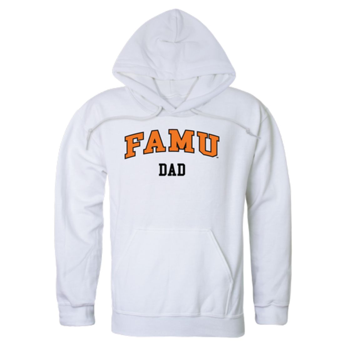 FAMU Florida A&M University Rattlers Dad Fleece Hoodie Sweatshirts Heather Charcoal-Campus-Wardrobe