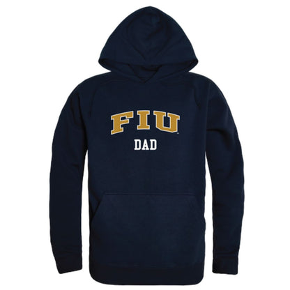 FIU Florida International University Panthers Dad Fleece Hoodie Sweatshirts Heather Grey-Campus-Wardrobe