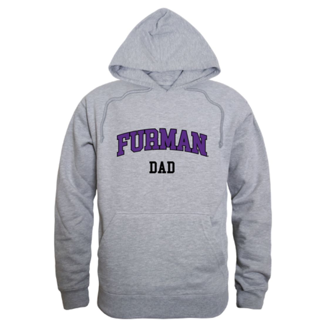 Furman University Paladins Dad Fleece Hoodie Sweatshirts Heather Charcoal-Campus-Wardrobe