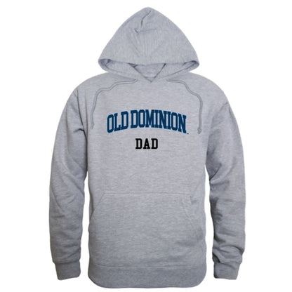 ODU Old Dominion University Monarchs Dad Fleece Hoodie Sweatshirts Heather Grey-Campus-Wardrobe