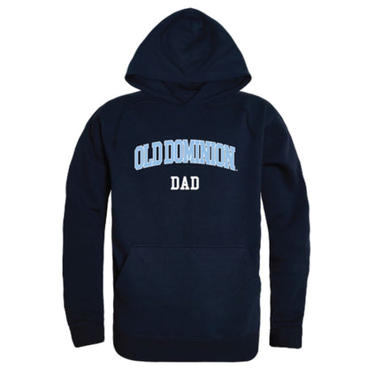 ODU Old Dominion University Monarchs Dad Fleece Hoodie Sweatshirts Heather Grey-Campus-Wardrobe