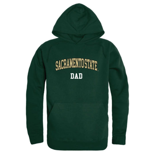 Sacramento State Hornets Dad Fleece Hoodie Sweatshirts Forest-Campus-Wardrobe