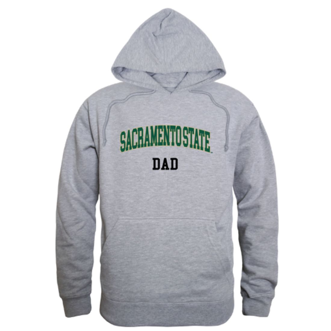 Sacramento State Hornets Dad Fleece Hoodie Sweatshirts Forest-Campus-Wardrobe