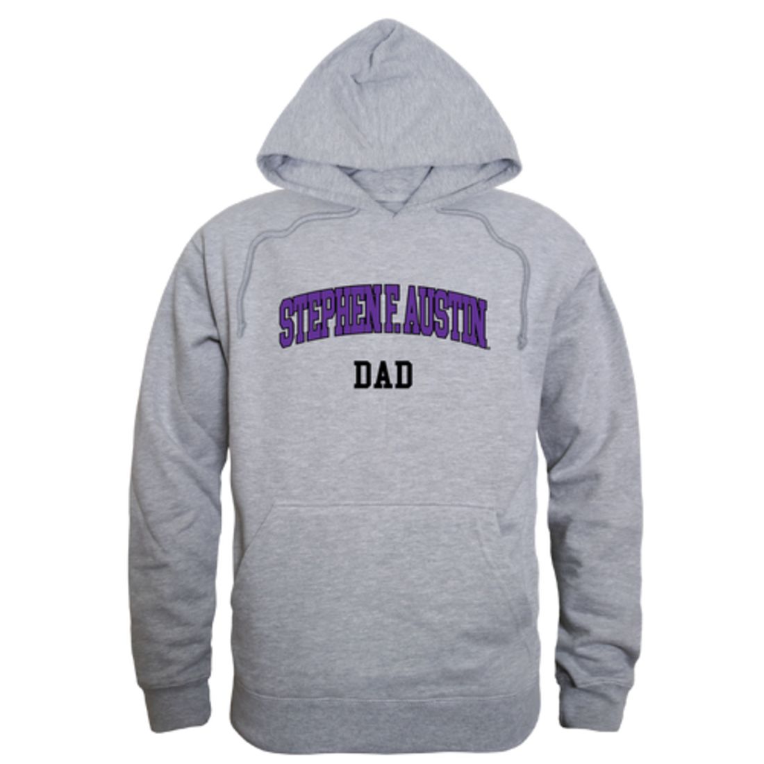 Stephen F. Austin State University Lumberjacks Dad Fleece Hoodie Sweatshirts Heather Charcoal-Campus-Wardrobe