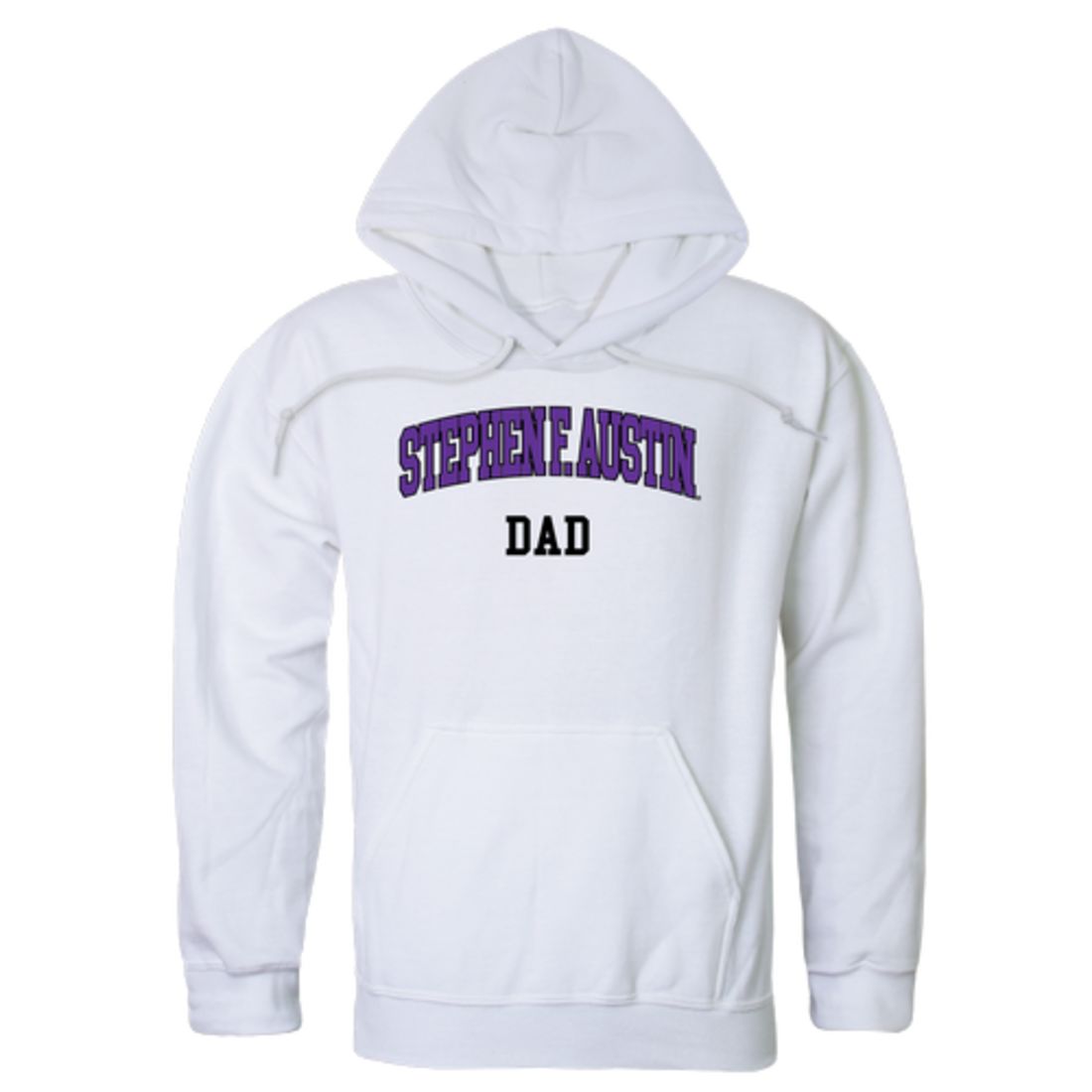 Stephen F. Austin State University Lumberjacks Dad Fleece Hoodie Sweatshirts Heather Charcoal-Campus-Wardrobe