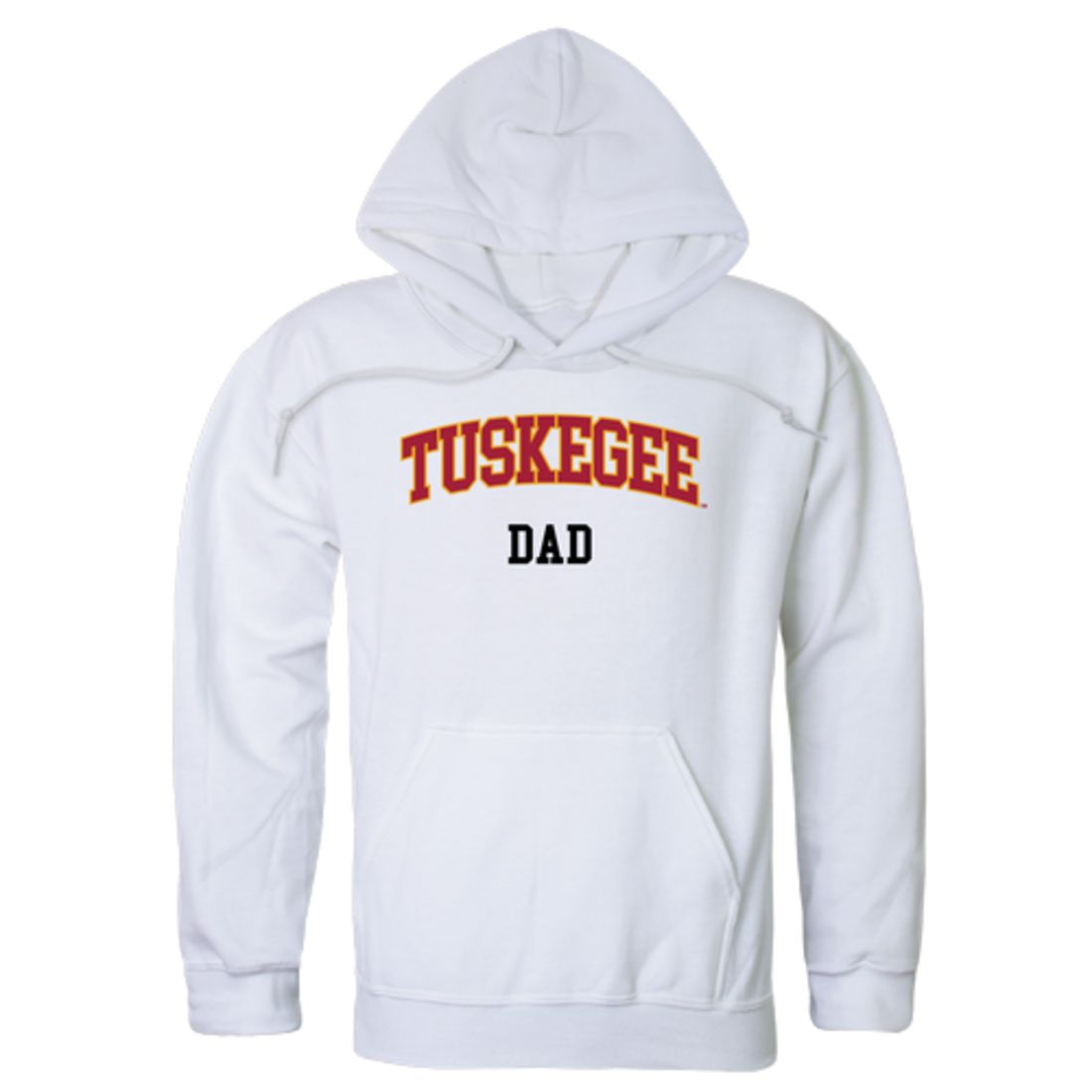 Tuskegee University Golden Tigers Dad Fleece Hoodie Sweatshirts Heather Charcoal-Campus-Wardrobe