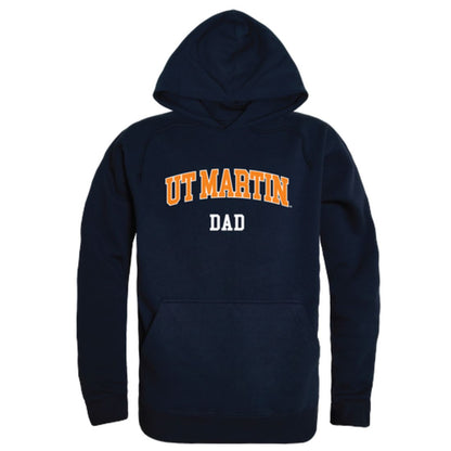 UT University of Tennessee at Martin Skyhawks Dad Fleece Hoodie Sweatshirts Heather Grey-Campus-Wardrobe