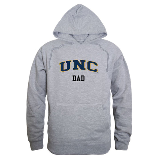 University of Northern Colorado Bears Dad Fleece Hoodie Sweatshirts Heather Grey-Campus-Wardrobe