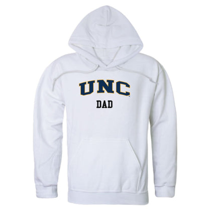 University of Northern Colorado Bears Dad Fleece Hoodie Sweatshirts Heather Grey-Campus-Wardrobe