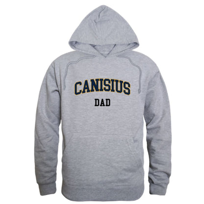 Canisius College Golden Griffins Dad Fleece Hoodie Sweatshirts Heather Grey-Campus-Wardrobe