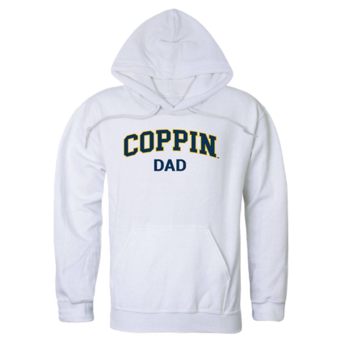 CSU Coppin State University Eagles Dad Fleece Hoodie Sweatshirts Heather Grey-Campus-Wardrobe