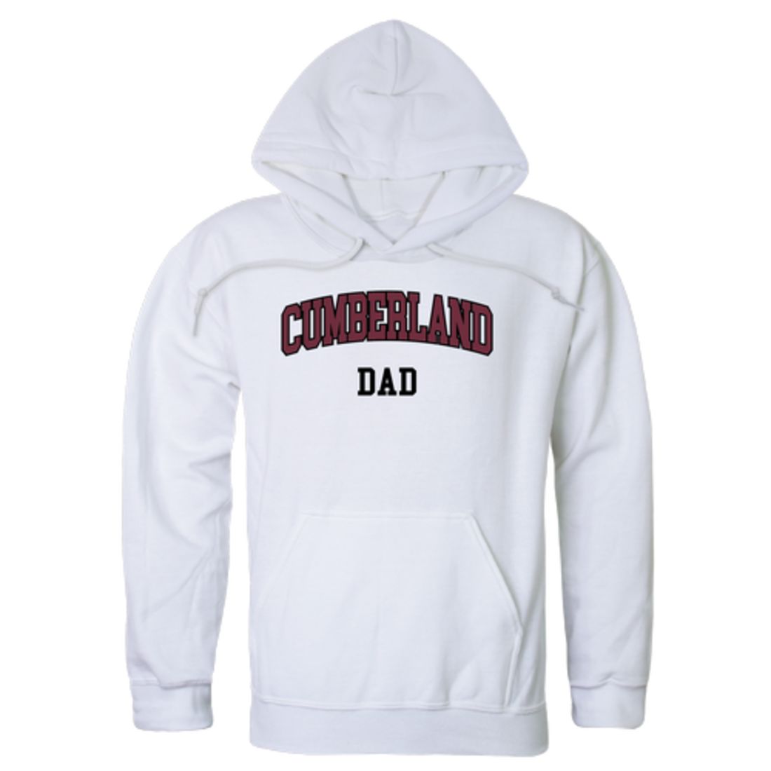 Cumberland University Phoenix Dad Fleece Hoodie Sweatshirts Heather Grey-Campus-Wardrobe