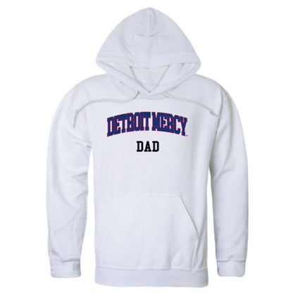 UDM University of Detroit Mercy Titans Dad Fleece Hoodie Sweatshirts Heather Grey-Campus-Wardrobe