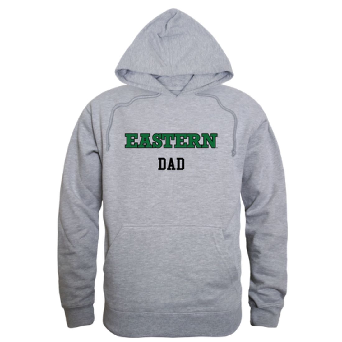 EMU Eastern Michigan University Eagles Dad Fleece Hoodie Sweatshirts Heather Charcoal-Campus-Wardrobe