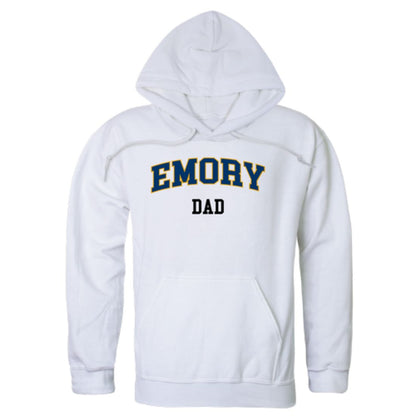 Emory University Eagles Dad Fleece Hoodie Sweatshirts Heather Grey-Campus-Wardrobe